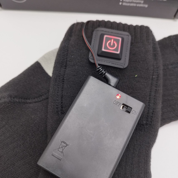 Термоноски с подогревом 1 пара Heated Socks / Универсальный размер
